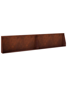 Muro di contenimento 2 pz 100 x 12 x 30 cm Acciaio Corten