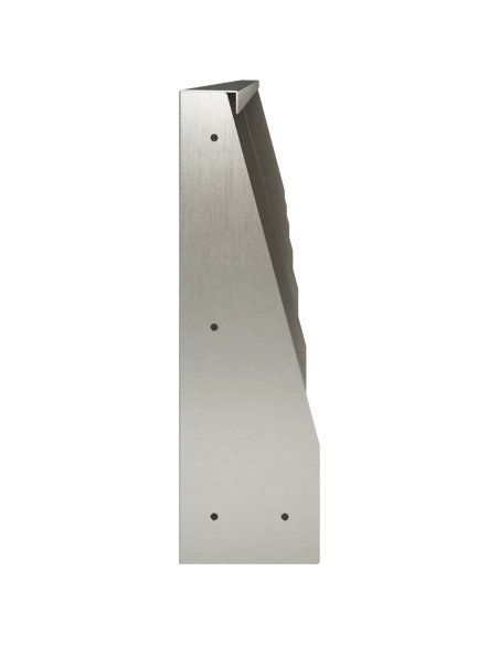 Muro di contenimento 6 pz 40 x 12 x 30 cm Acciaio Inox Argento