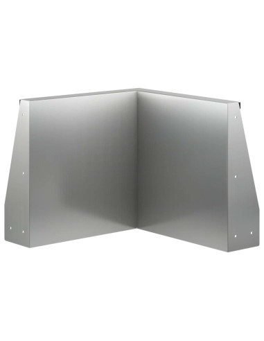 Muro di contenimento 2 pz 50 x 50 x 40 cm Acciaio zincato