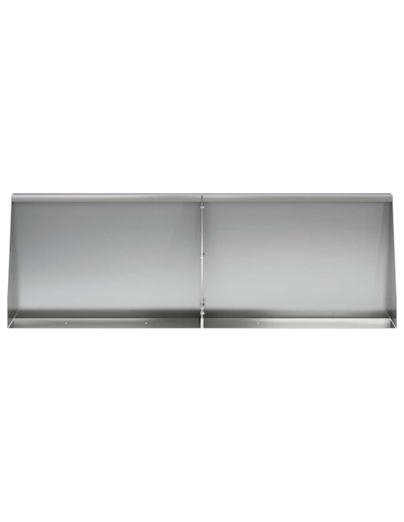 Muro di contenimento 2 pz 60 x 12 x 40 cm Acciaio zincato
