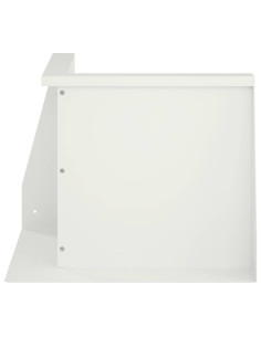 Muro di contenimento 2 pz 50 x 50 x 40 cm Acciaio Bianco 2