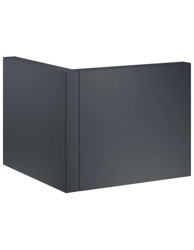 Muro di contenimento 50 x 50 x 40 cm Acciaio Antracite