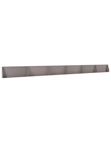 Muro di contenimento 6 pz 100 x 12 x 30 cm Acciaio Corten