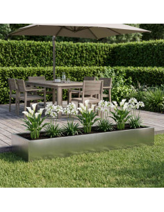 Muro di contenimento 8 pz 300 x 100 x 50 cm Acciaio Inox
