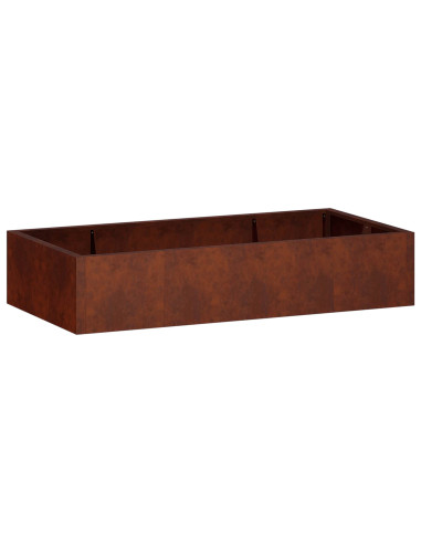 Muro di contenimento 6 pz 200 x 100 x 30 cm Acciaio Corten