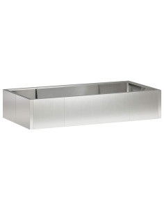 Muro di contenimento 6 pz 200 x 100 x 30 cm Acciaio Inox