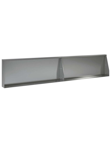 Muro di contenimento 2 pz 100 x 12 x 50 cm Acciaio zincato