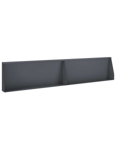 Muro di contenimento 2 pz 100 x 12 x 30 cm Acciaio Antracite