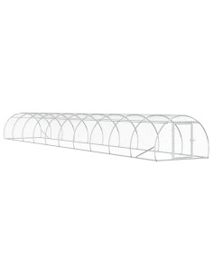 Pollaio Argento 1000 x 150 x 100 cm Acciaio zincato