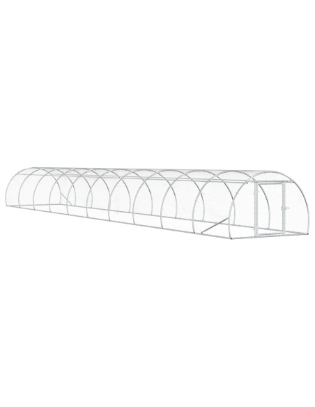 Pollaio Argento 1000 x 150 x 100 cm Acciaio zincato