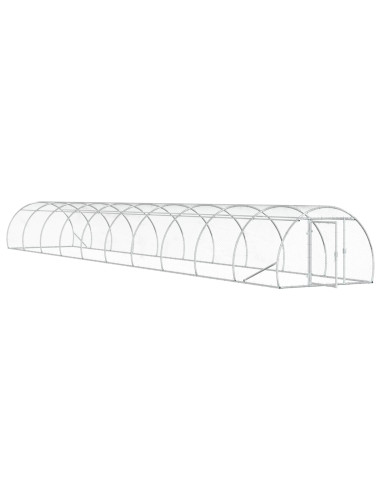 Pollaio Argento 1000 x 150 x 100 cm Acciaio zincato