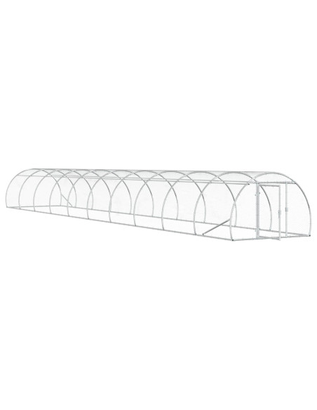 Pollaio Argento 1000 x 150 x 100 cm Acciaio zincato