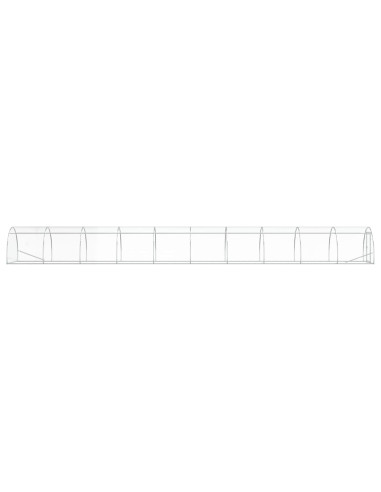 Pollaio Argento 1000 x 150 x 100 cm Acciaio zincato