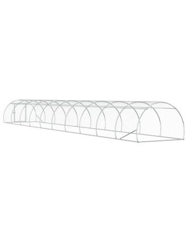 Pollaio Argento 1000 x 150 x 100 cm Acciaio zincato
