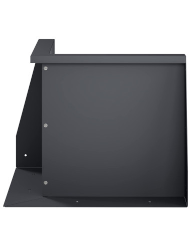 Muro di contenimento 50 x 50 x 50 cm Acciaio Antracite