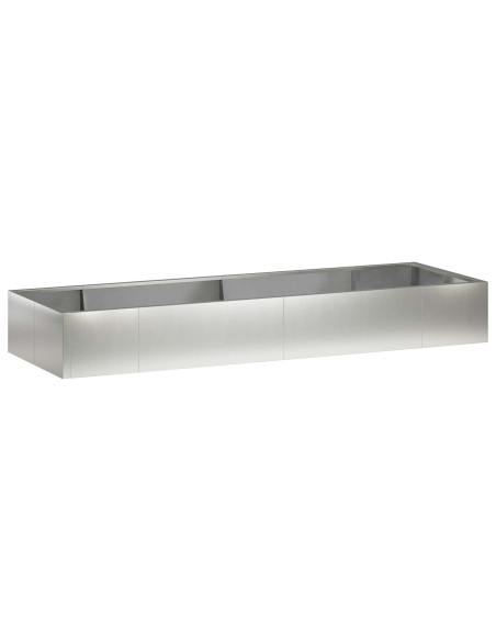 Muro di contenimento 8 pz 300 x 100 x 30 cm Acciaio Inox
