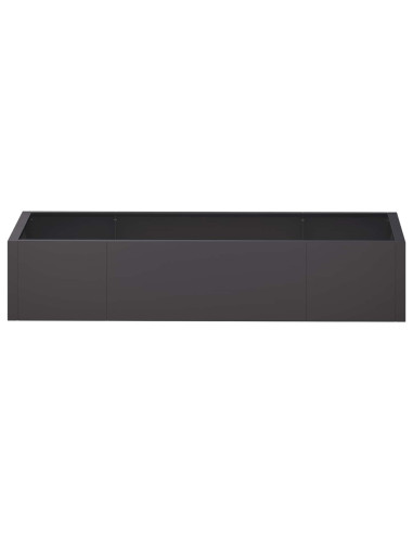 Muro di contenimento 6 pz 200 x 100 x 40 cm Acciaio Nero