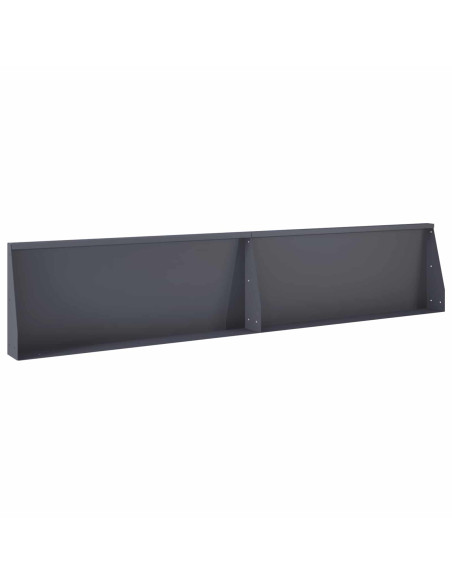 Muro di contenimento 6 pz 200 x 100 x 30 cm Acciaio Antracite