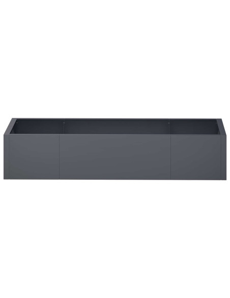 Muro di contenimento 6 pz 200 x 100 x 30 cm Acciaio Antracite