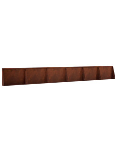 Muro di contenimento 6 pz 60 x 12 x 50 cm Acciaio Corten 2