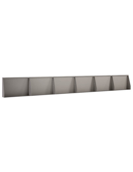 Muro di contenimento 6 pz 60 x 12 x 50 cm Acciaio Corten