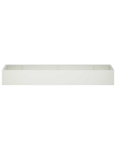 Muro di contenimento 8 pz 300 x 100 x 40 cm Acciaio Bianco