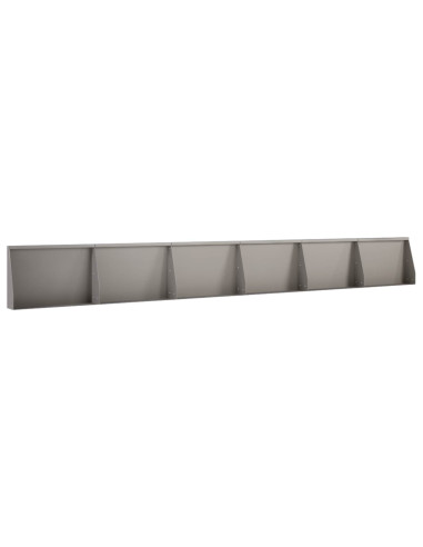 Muro di contenimento 6 pz 60 x 12 x 40 cm Acciaio Corten