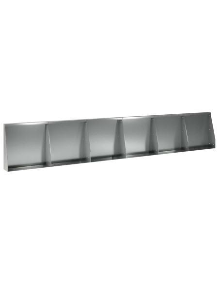 Muro di contenimento 6 pz 40 x 12 x 50 cm Acciaio zincato