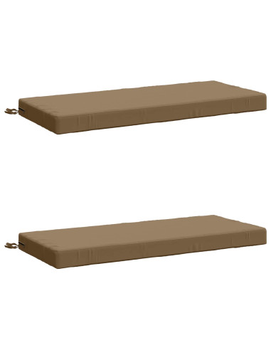 Cuscini per Panchina a 2 Pezzi SOEST 2 pz 100% Poliestere