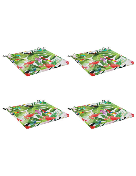 Cuscini per Sedia in 4 Pezzi SOEST 4 pz 100% Poliestere