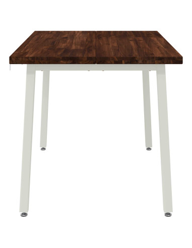 120 x 80 x 75 cm Legno di Acacia Massello Rettangolare