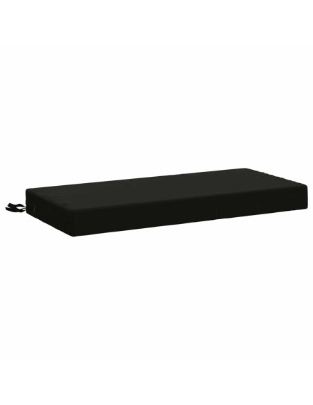 Cuscini per Panchina a 2 Pezzi SOEST 2 pz 100% Poliestere Nero