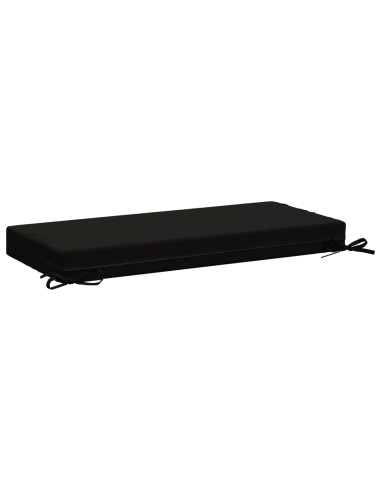 Cuscini per Panchina a 2 Pezzi SOEST 2 pz 100% Poliestere Nero