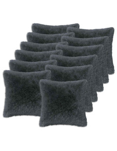Federa 12 pcs HEERLEN Antracite 45 x 45 cm Fleece PV