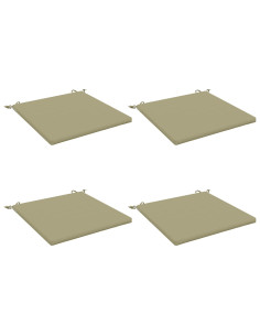 Cuscini per Sedia in 4 Pezzi SOEST 4 pz 100% Poliestere