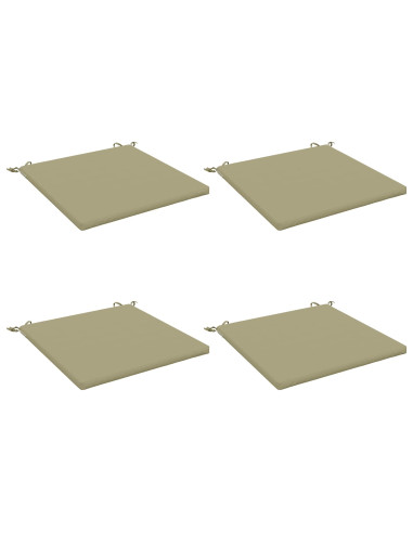 Cuscini per Sedia in 4 Pezzi SOEST 4 pz 100% Poliestere