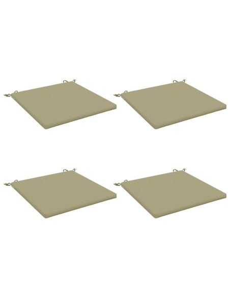 Cuscini per Sedia in 4 Pezzi SOEST 4 pz 100% Poliestere