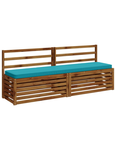 Cuscino per Panchina a 1 Pezzo VUGHT 100% Poliestere Turchese