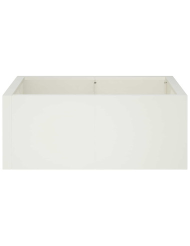 Muro di contenimento 4 pz 100 x 100 x 40 cm Acciaio Bianco
