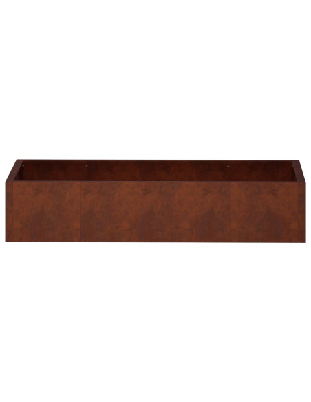 Muro di contenimento 6 pz 200 x 100 x 30 cm Acciaio Corten