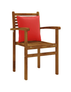 Cuscino per Schiena a 1 Pezzo PUTTEN 100% Poliestere Rosso 2