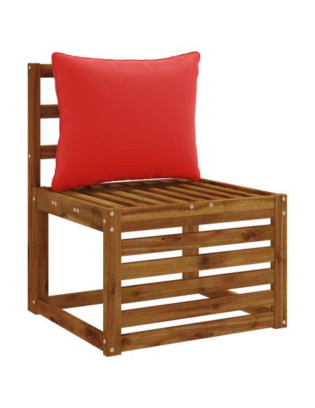 Cuscino per Schiena a 1 Pezzo PUTTEN 100% Poliestere Rosso