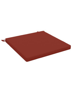 Cuscino per Sedia in Unico Pezzo SOEST 100% Poliestere Rosso