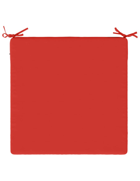 Cuscino per Sedia in Unico Pezzo SOEST 100% Poliestere Rosso