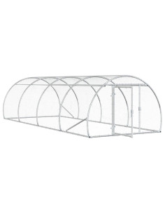 Pollaio Argento 400 x 150 x 100 cm Acciaio zincato 2