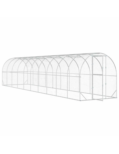 Pollaio Argento 1000 x 200 x 200 cm Acciaio zincato
