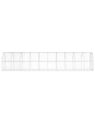 Pollaio Argento 1000 x 200 x 200 cm Acciaio zincato