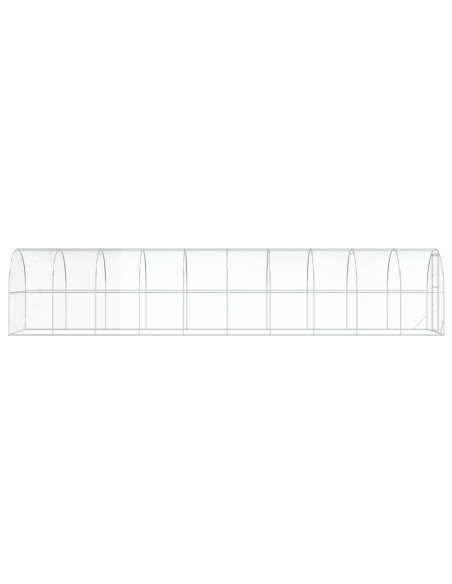 Pollaio Argento 1000 x 200 x 200 cm Acciaio zincato