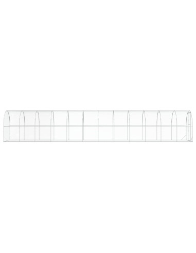 Pollaio Argento 1200 x 200 x 200 cm Acciaio zincato