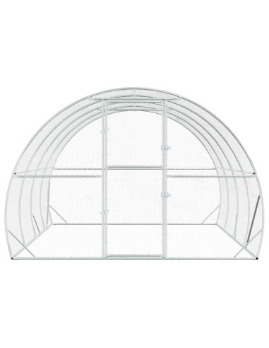 Pollaio Argento 400 x 300 x 200 cm Acciaio zincato